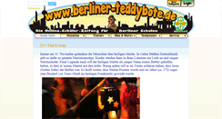 Desktop Screenshot of berliner-teddybote.de